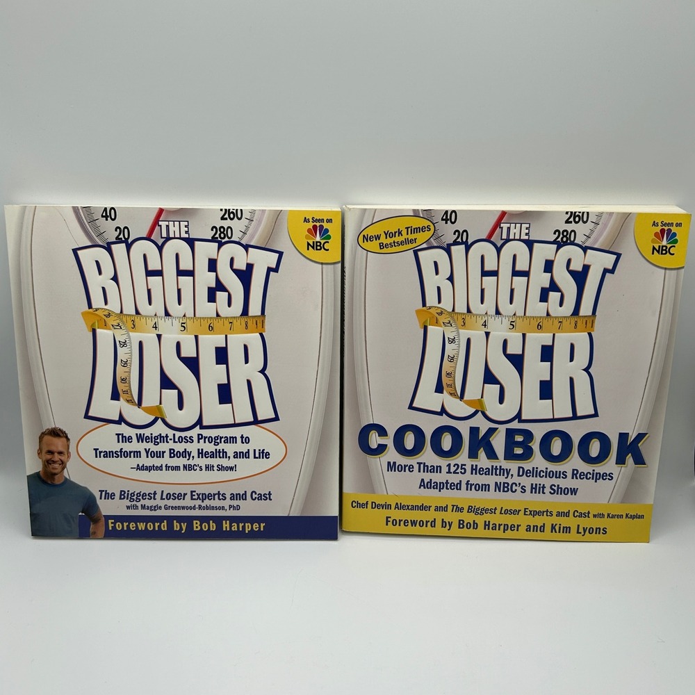 BUNDLE Biggest Loser Weight Loss Program and Cookbook Paperback Exercise Diet